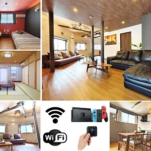  ヴィラ 清潔#快適#広々なんば駅徒歩8分#9名宿泊可#wi-fiswitch#大画面tv 日本